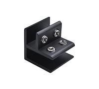 WYLZLKX Aluminum Alloy Frame-less Glass Bracket Connector Wall Tile Clip/Cross Type Glass Corner Clamp Easy to Install.90 degrees 10 to 12 mm