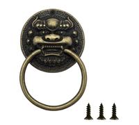 WYLZLKX Artistic Creature Head Cabinet Vintage Handle Strong Metal Single Hole Pull Kitchen Bathroom Hardware Durability Zincs Alloys Drawer Handles