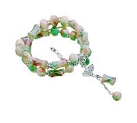 WYLZLKX Bamboos Segment Bracelet Featuring Natural Bamboos Designs and Intricate Leaf Engravings for Women Seek Unique Styles