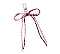 WYLZLKX Colorful Nylon Cord Butterfly Knots Charm For Handbags Bag Decoration Accessories.Lavender