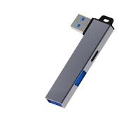 WYLZLKX Compactly USB3.0 Hubs USB Splitter USB3.0 to Type C and USB Adapter with Hanging Hole Design for Easy Expansion USB Hub