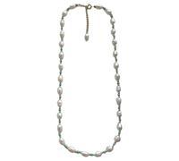 WYLZLKX Elegant Pearls Necklace Women Bead Necklace Fashion Jewelry Elegant Accessory Imitation Pearls Texture.White
