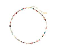 WYLZLKX Fashionable Colorful Beads Natural Pearls Necklace Bracelet.Color