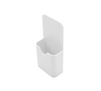 WYLZLKX Plastic Magnetic Pen Holder Pencil Cup Marker Storage Box for Whiteboard Fridge-White