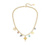 WYLZLKX Turquoise Pearls Fish Elephant Pendant Necklace for Women Adjustable Length Neckchain Fashion Choker Jewelry.Color