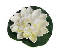WYLZLKX WBANGIAO Artificial Fake Floating Flowers Garden for Pond.Milky white