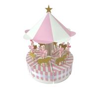 WYLZLKX WBANGIAO Delicate Carousels Paper Candy Box Sweet Boxes Treat Boxes Favor Box Candy Box Boxes for Wedding.pink