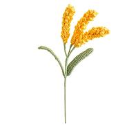 WYLZLKX WBANGIAO Hand Knitting Artificial Plant Rice Wheat Bouquet Crochet Flower for Fall Harvest Thanksgiving Day Decorations