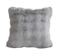 WYLZLKX WBANGIAO Soft Faux Rabbits Furs Throw Pillow, 3D Soft Plushes Bubble Velvets Cushions Case for Home Decoration.grey