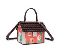 WYLZLKX Women Christmas House Shaped Crossbody Shoulder Bag Handbag PU Unique Novelty Purse for Fashionable Outings Women’s Shoulder Bag
