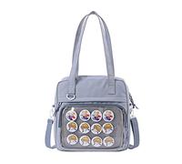 WYLZLKX Women Crossbody Ita Bags Clear PVC Windown Girls JK Bag Fashion Shoulder Bags Handbags