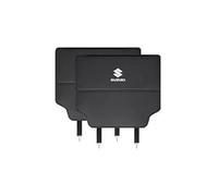 WYMKL 2 Pcs Car Seat Protectors for Suzuki Alto (Typ GF Bj.2009-2015), Kick Mats Back Seat Protector Backrest Protection Car Kick Mat Waterproof and Stain Resistant,Black