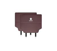 WYMKL 2 Pcs Car Seat Protectors for Suzuki Xbee 2017-, Kick Mats Back Seat Protector Backrest Protection Car Kick Mat Waterproof and Stain Resistant,Brown