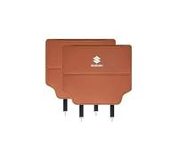 WYMKL 2 Pcs Car Seat Protectors for Suzuki XL6 2019-2022, Kick Mats Back Seat Protector Backrest Protection Car Kick Mat Waterproof and Stain Resistant,Orange