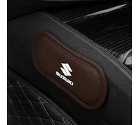 WYMKL 2PCS Car Knee Cushion Pad for Suzuki Jimny JB23 JB33 JB43 JB64 JB74, Car Center Console Knee Cushion Pad Armrest Cushion Knee Leg Elbow Pad Car Accessories,Brown