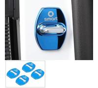 WYMKL 4 Pcs Car Door Lock Cover Stainless Steel Protective Cap Case Automotive for Smart #1 2023-, Door Lock Buckle Guard Latch Cap Sticker,Blue