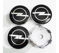 WYMKL 4 Pcs Car Hub Centre Caps for OPEL Combo, Centre Caps Replacement Wheel Waterproof Wheel Decoration Cover AutoDecor Accessories,Black-58MM