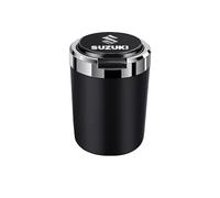 WYMKL Car Ashtray for Suzuki Vitara Brezza 2016-2020, Portable Stainless Steel Smokeless Ashtray Travel Cigarette Holder Detachable Automotive Ashtray with Lid Smell Proof