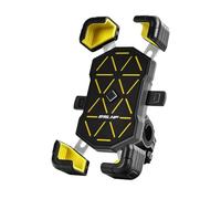 WYMKL Motorbike Phone Holder for Yamaha Ray Z 2017-2021, Motorcycle Phone Mount Holder Mobile Holder for Cycling Bicycle Handlebar Holder 360° Rotatable,Yellow Handle-type