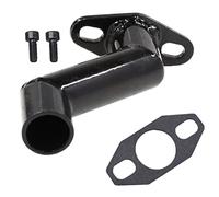 WYNAnGAI 32mm-40mm Black Offset Intake Manifold and Gasket For 49cc 66cc 80cc Regular Motorized Bike Motorised Bicycle Carburetor (Black) (spare parts)