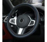WYNBFCA Car Steering Wheel Cover for Suzuki Alto Kei Lapin Twin Celerio Swift Dzire Splash, Microfiber Leather Car Steering Wheel Non-Slip Breathable Grip Premium Car Interior Accessories