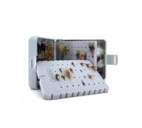 Wynd Tackle Bynder Series 01 Dropper Rig Fly Fishing Box - Tangle-Free Modular Card System for Hopper Dropper Rig Setups - Holds 176 Flies & 9 Pre-Rigged Rigs - Compact Fly Fishing Case
