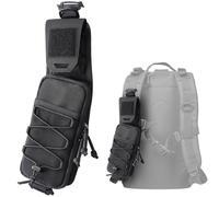 WYNEX Molle Backpack Accessories Pouch of Curve Design Version, Tactical Backpacks Strap Pouch Shoulder Attachment EDC Pouches