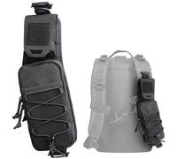 WYNEX Molle Backpack Accessories Pouch of Curve Design Version, Tactical Backpacks Strap Pouch Shoulder Attachment EDC Pouches