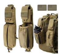 WYNEX Molle Tactical Pouches of Water Bottle Pouch Version, Tactical Accessories Backpack Strap Pouch Water Bottle Carrier Holder Molle Accessories for Backpacks