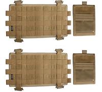 WYNEX Molle Visor Panel Organizer, Tactical Car Sun Visor Cover Molle Webbing Compatible Elastic Slots Vehicle Visor Storage Holder Pouch with 3 Elastic Strap Compatible F150 F550