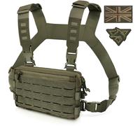 WYNEX Tactical Chest Rig Pack for Men, Running Chest Bag with Front Loop Recon Chest Rigs for Hunting Outdoor EDC