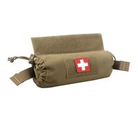 WYNEX Tactical First Aid Drop Dump Pouch, Medical Trauma Roll Up Drop Pouch EMT IFAK Sub Abdominal Carrying Bag with Hook-N-Loop for JPC CPC AVS Vest Chest Rig Plate Carrier Airsoft