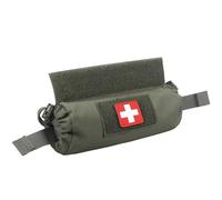 WYNEX Tactical First Aid Drop Dump Pouch, Medical Trauma Roll Up Drop Pouch EMT IFAK Sub Abdominal Carrying Bag with Hook-N-Loop for JPC CPC AVS Vest Chest Rig Plate Carrier Airsoft
