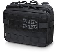 WYNEX Tactical Large Admin Pouch of Double Layer Design, Molle EDC EMT Utility Pouch with Map Sleeve Modular Tool Pouch Large Capacity Flag Patch Included