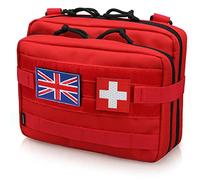 WYNEX Tactical Large Admin Pouch With Double Layer Design, Molle EDC EMT Utility Tool With Map Sleeve, Large Capacity Flag Patch Included