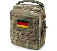 WYNEX Tactical Molle Admin Organizer, Utility EDC Modular Tool Bag with Double Layer Design, Medical EMT Attachment Bag, Large Capacity