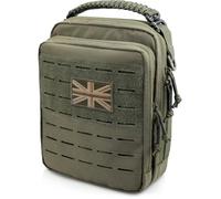 WYNEX Tactical Molle Admin Organizer, Utility EDC Modular Tool Pouch of Double Layer Design Medical EMT Attachment Bag with Elastic Webbing Insert Panel