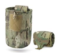 WYNEX Tactical Molle Dump Pouch,Roll-Up Drawstring Magazine Utility Pouch Folding Dump Bag