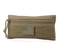 WYNEX Tactical Tool Zipper Pouch, Bag Insert EDC Organizer Utility Admin Storage Pocket Accessories Snack Pouch with Hook Backing for MK3 MK4 Chest Rig