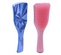 WYNK Detangler Brush for Adults & Kids，Detangling Comb Hair Styling Tools & Appliances for Natural/Wavy/Curly/Coily/Wet/Dry/Oil/Thick/Straight/Long Hair (2 Pack Blue & Purple-EP)