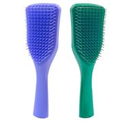 WYNK Hair Brush Detangler for Adults & Kids，Detangling Comb Hair Styling Tools & Appliances for Natural/Wavy/Curly/Coily/Wet/Dry/Oil/Thick/Straight/Long Hair (2 Pack Dark Green&Violet)