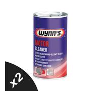 WYNNS Engine Flush For Petrol and Diesel Cleans Engines Internally 2x425ml