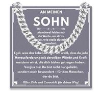 wynn's Gifts for Men, Stainless Steel Chain Gift for Dad, Bonus Dad, Stepfather, Father-in-Law, Gifts for Father's Day, Birthday, Christmas, for Dad Man, 17.71, Stainless Steel, No Gemstone