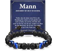 wynn's Gifts for Men, Tiger's Eye Bracelet To My Husband Boyfriend Dad Stepdad Uncle Son Brother Grandson Birthday Christmas Father's Day Anniversary Valentine's Day, 11.41, Stone, Tiger's Eye