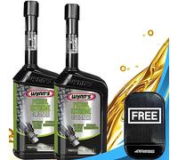 Wynn's Pack of 2 Petrol Extreme Injector Cleaner 500ml Wynns Cleaner for Fuel System Injectors Inlet Valves EGR Non Slip Car Dash Mat (4T-2x-29793)