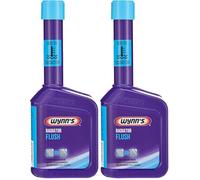 Wynn's Radiator Flush - Acid-Free Dual Action Formula Removes Rust, Scale, Oil & Deposits - Compatible with All Coolants including OAT - Safe for Rubber Hoses & Metal Parts - 325ml (Pack of 2)