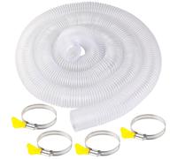 WYNNsky 2-1/2 Inch Dust Collection Hose, 20FT Flexible Shop PVC Vacuum Hose