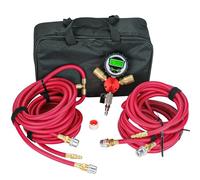 WYNNsky 4 Tire Inflation Deflation System, 1/4’’ Rubber Hose with Air Chuck, Digital Tire Pressure Gauge