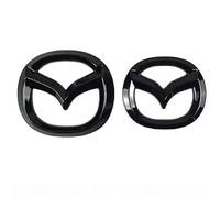WYNONE Emblem Badge Sticker Cover for Mazda 3 2020-2023,Car Badge Logo Stickers Scratch Resistant Car Emblem Badge Waterproof Emblem Grill Sticky Decai Easy Installation,Black