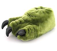 Wynsors Claw Boys Green And Black Novelty Monster Slippers, Size: 1 1